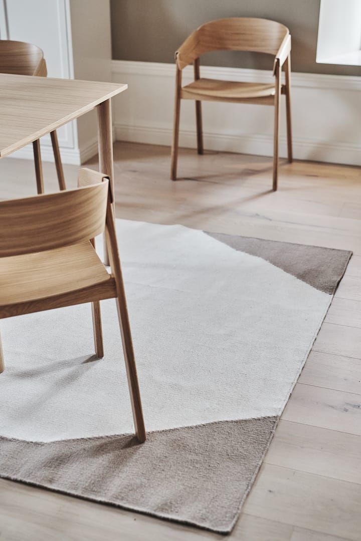 Flow kelim vloerkleed wit-beige, 170x240 cm Scandi Living