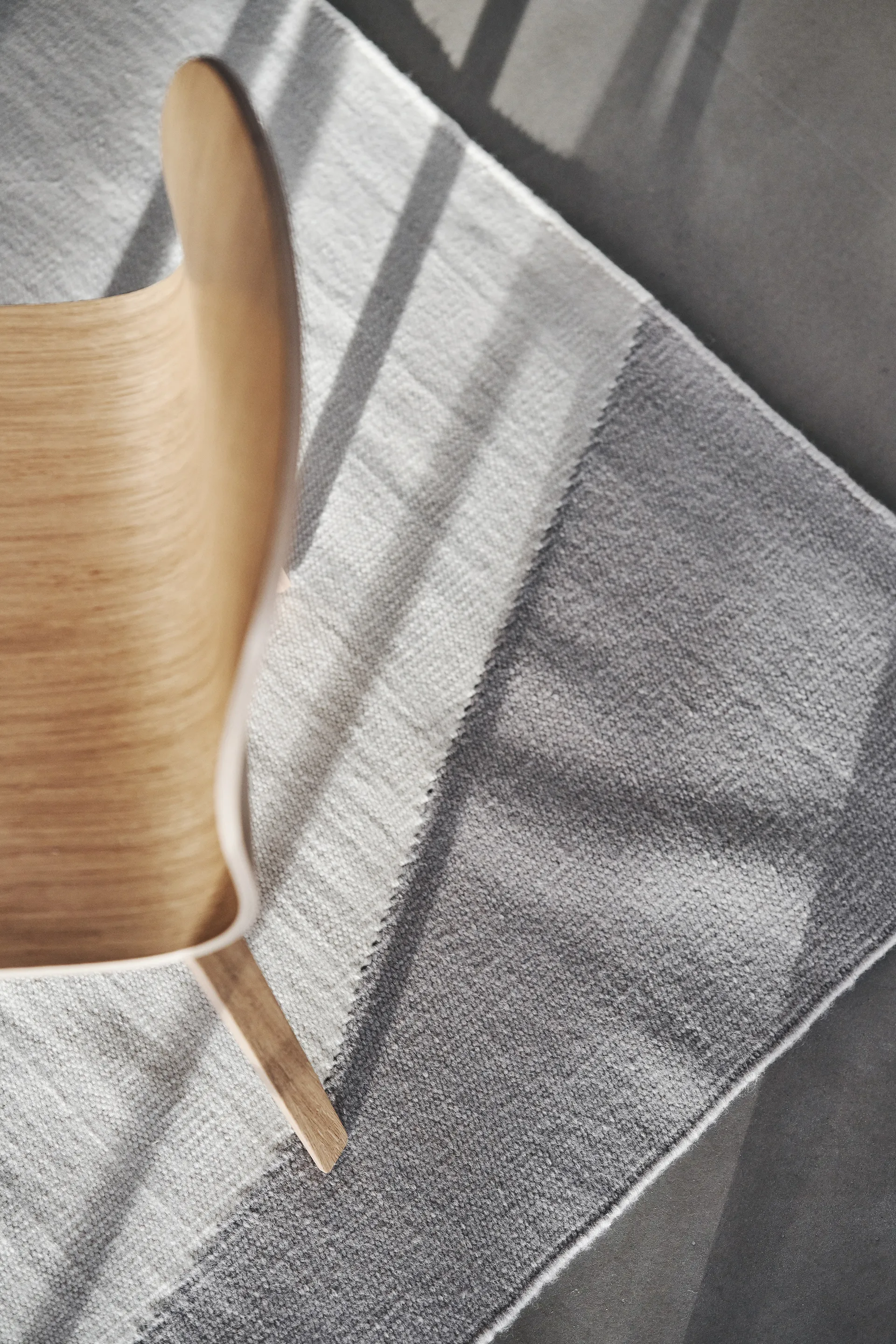 Flow kelim vloerkleed wit-grijs, 170x240 cm Scandi Living