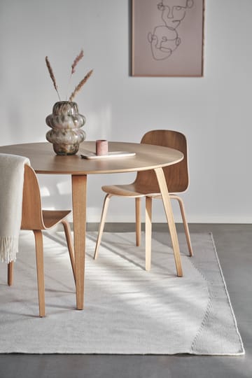 Flow kelim vloerkleed wit-grijs - 170x240 cm - Scandi Living