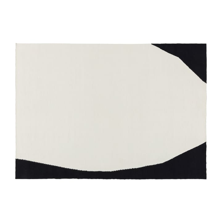 Flow kelim vloerkleed wit-zwart - 170x240 cm - Scandi Living