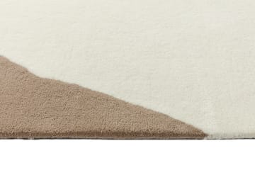 Flow wollen vloerkleed wit-beige - 170x240 cm - Scandi Living