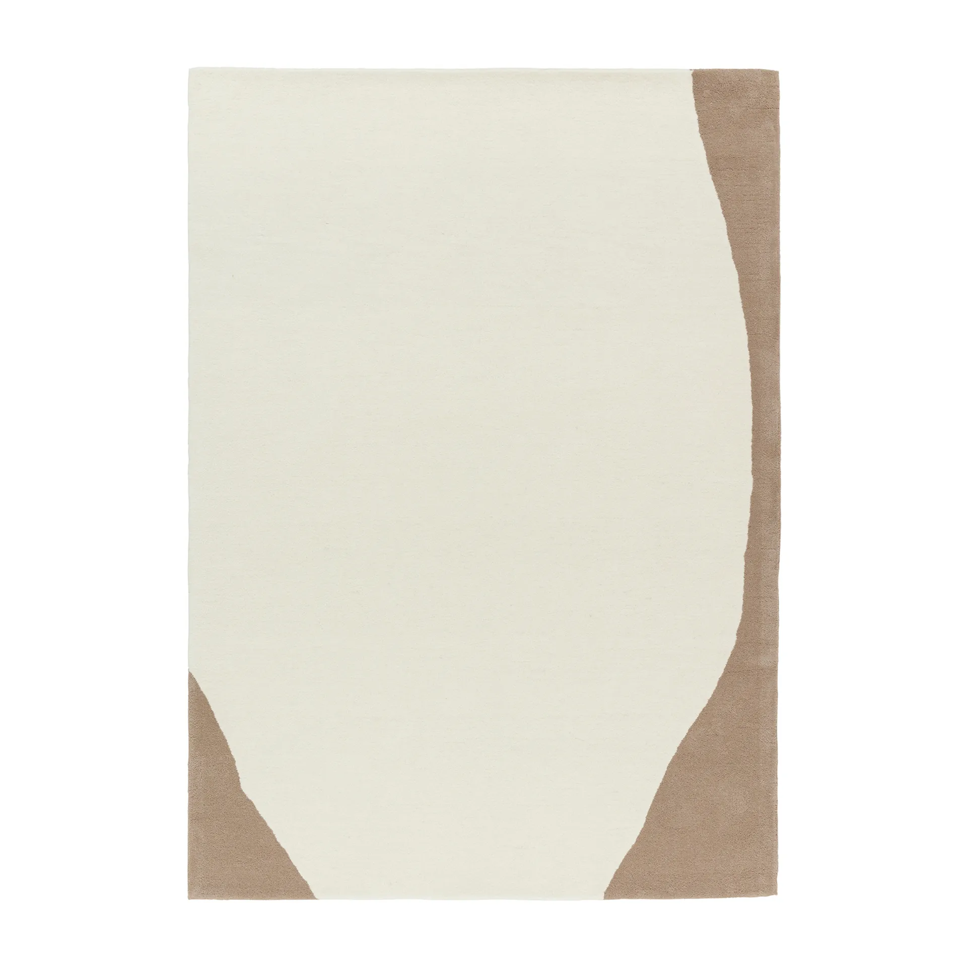 Flow wollen vloerkleed wit-beige, 200x300 cm Scandi Living