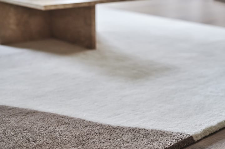 Flow wollen vloerkleed wit-beige, 200x300 cm Scandi Living