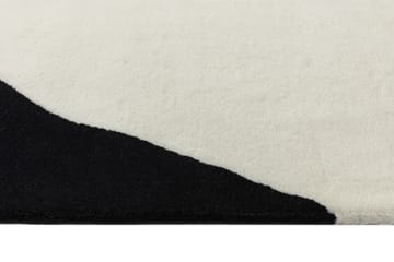Flow wollen vloerkleed wit-zwart - 170x240 cm - Scandi Living