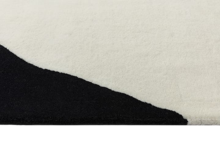 Flow wollen vloerkleed wit-zwart - 200x300 cm - Scandi Living