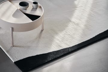 Flow wollen vloerkleed wit-zwart - 200x300 cm - Scandi Living