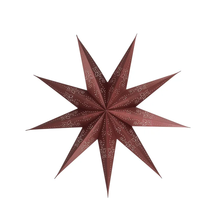 Folk adventster - Burgundy, Ø45 cm - Scandi Living
