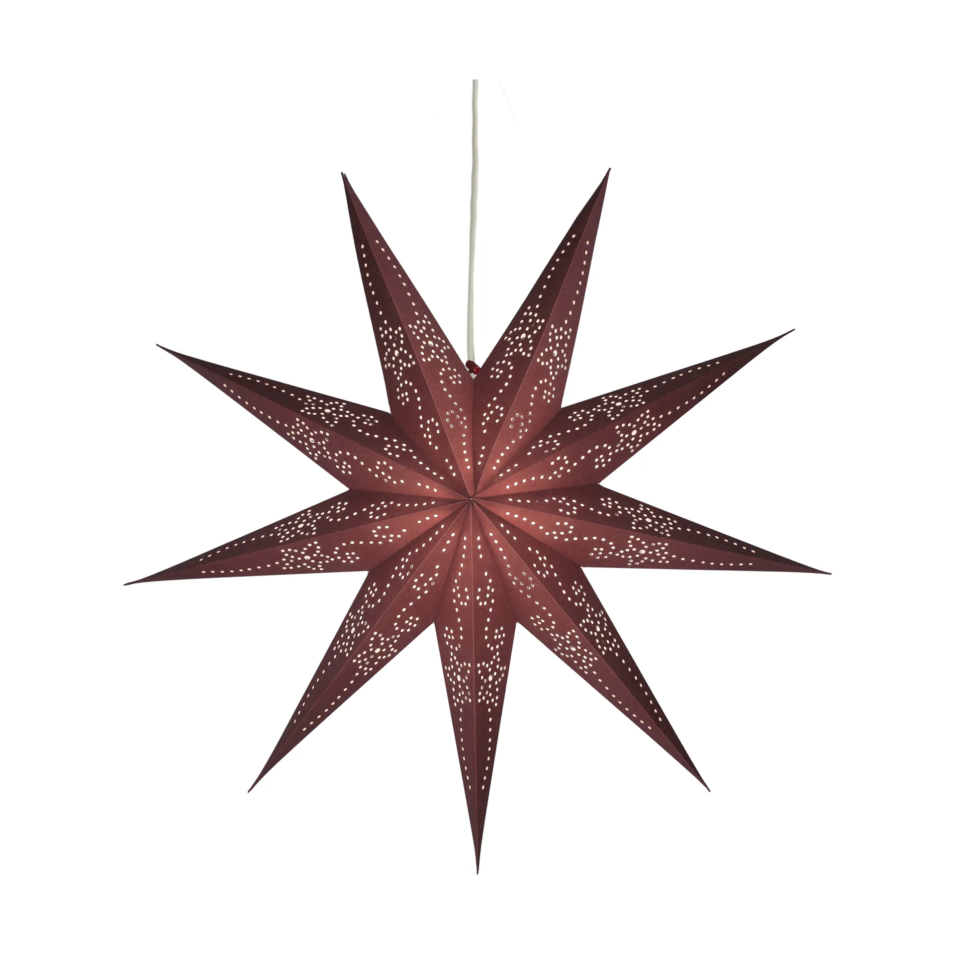 Folk adventster, Burgundy, Ø45 cm Scandi Living