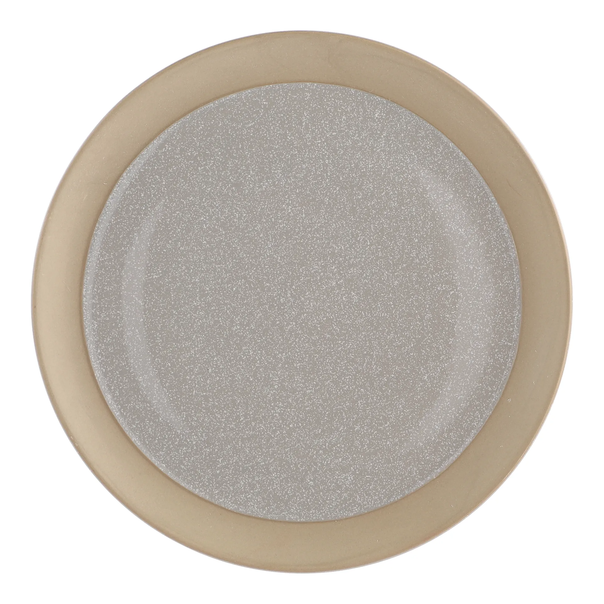 Fossil bord Ø26 cm, Grijs Scandi Living