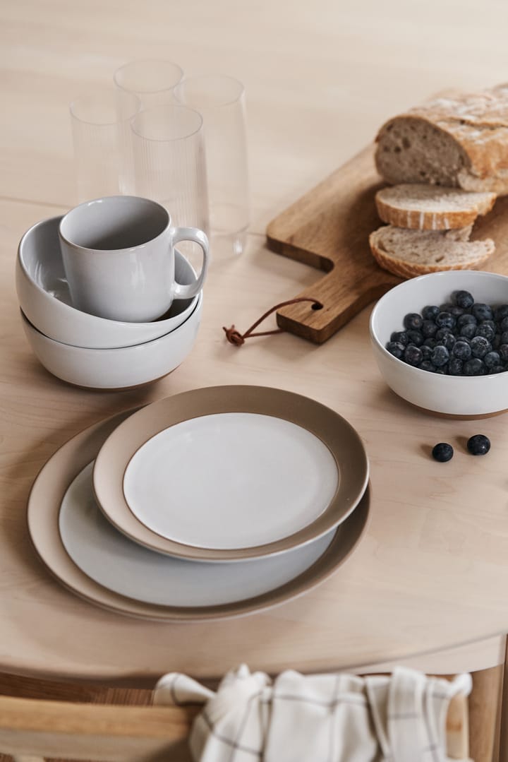 Fossil bord Ø26 cm, Wit Scandi Living