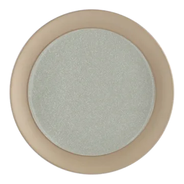 Fossil bordje Ø21 cm - Groen - Scandi Living