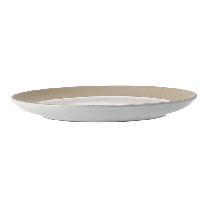 Fossil bordje Ø21 cm, Wit Scandi Living