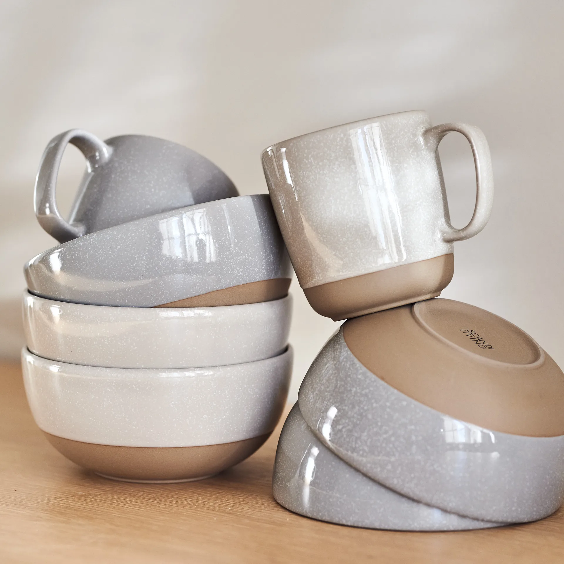 Fossil mok 35 cl, Beige Scandi Living