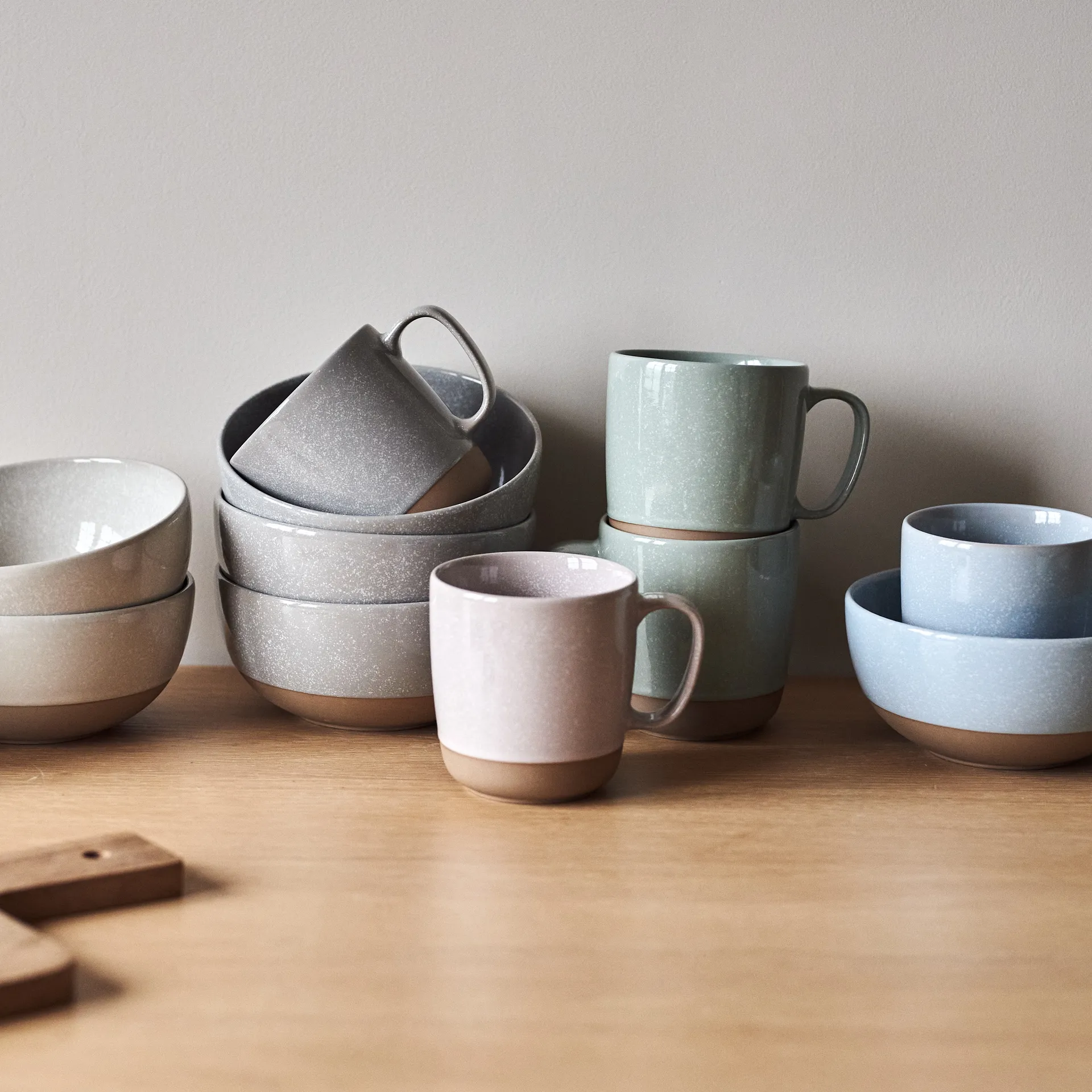 Fossil mok 35 cl, Groen Scandi Living
