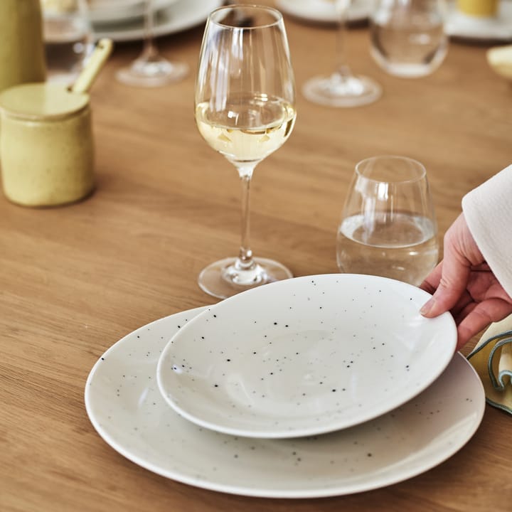 Freckle bord Ø26 cm, Wit Scandi Living