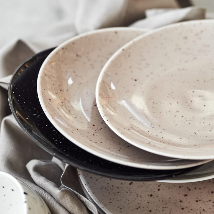Freckle klein bord Ø20 cm, Zwart Scandi Living