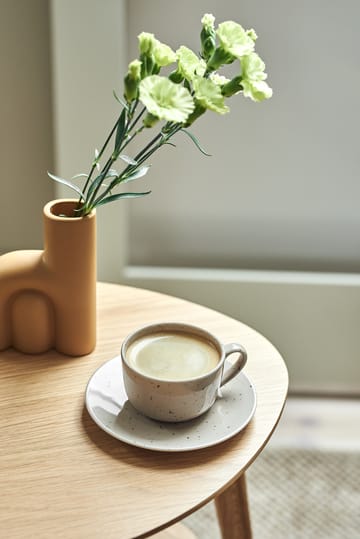 Freckle kop met schotel 26 cl - Beige - Scandi Living