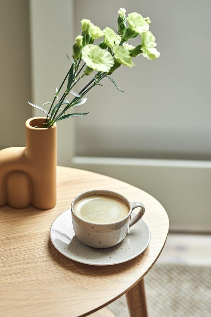 Freckle kop met schotel 26 cl, Beige Scandi Living