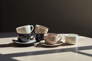 Freckle kop met schotel 26 cl - Beige - Scandi Living