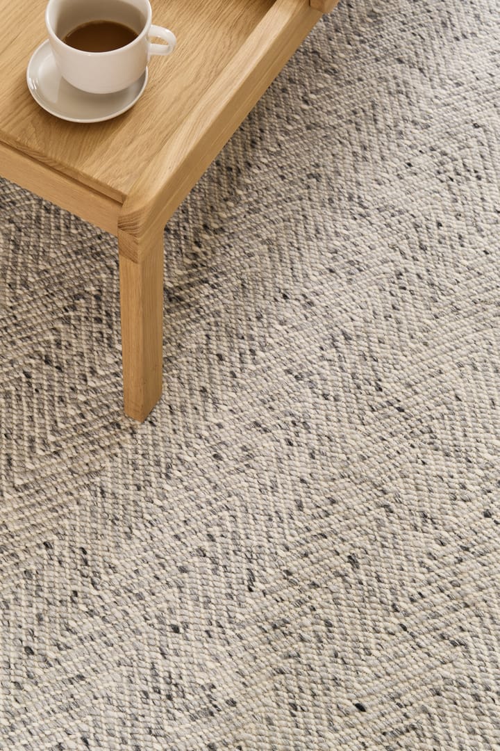 Furrow vloerkleed natuurwit/grijs, 200x300 cm Scandi Living
