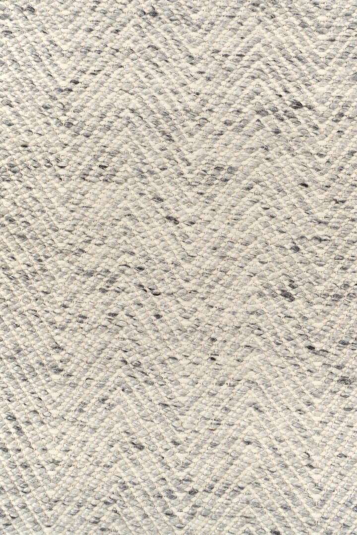Furrow vloerkleed natuurwit/grijs, 80x240 cm Scandi Living