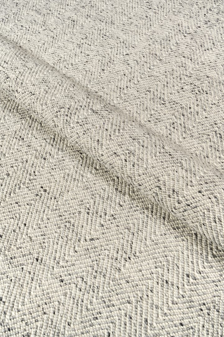 Furrow vloerkleed natuurwit/grijs, 80x240 cm Scandi Living
