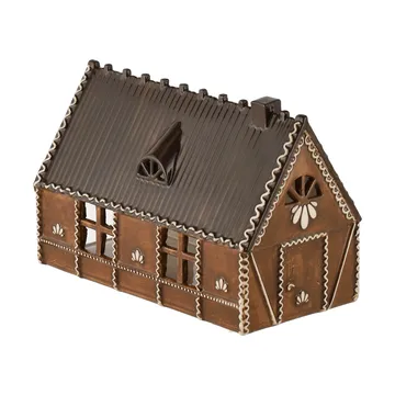 Ginger bread lichthuisje - 18 cm - Scandi Living