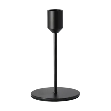 Glare kandelaar 14 cm - Zwart - Scandi Living