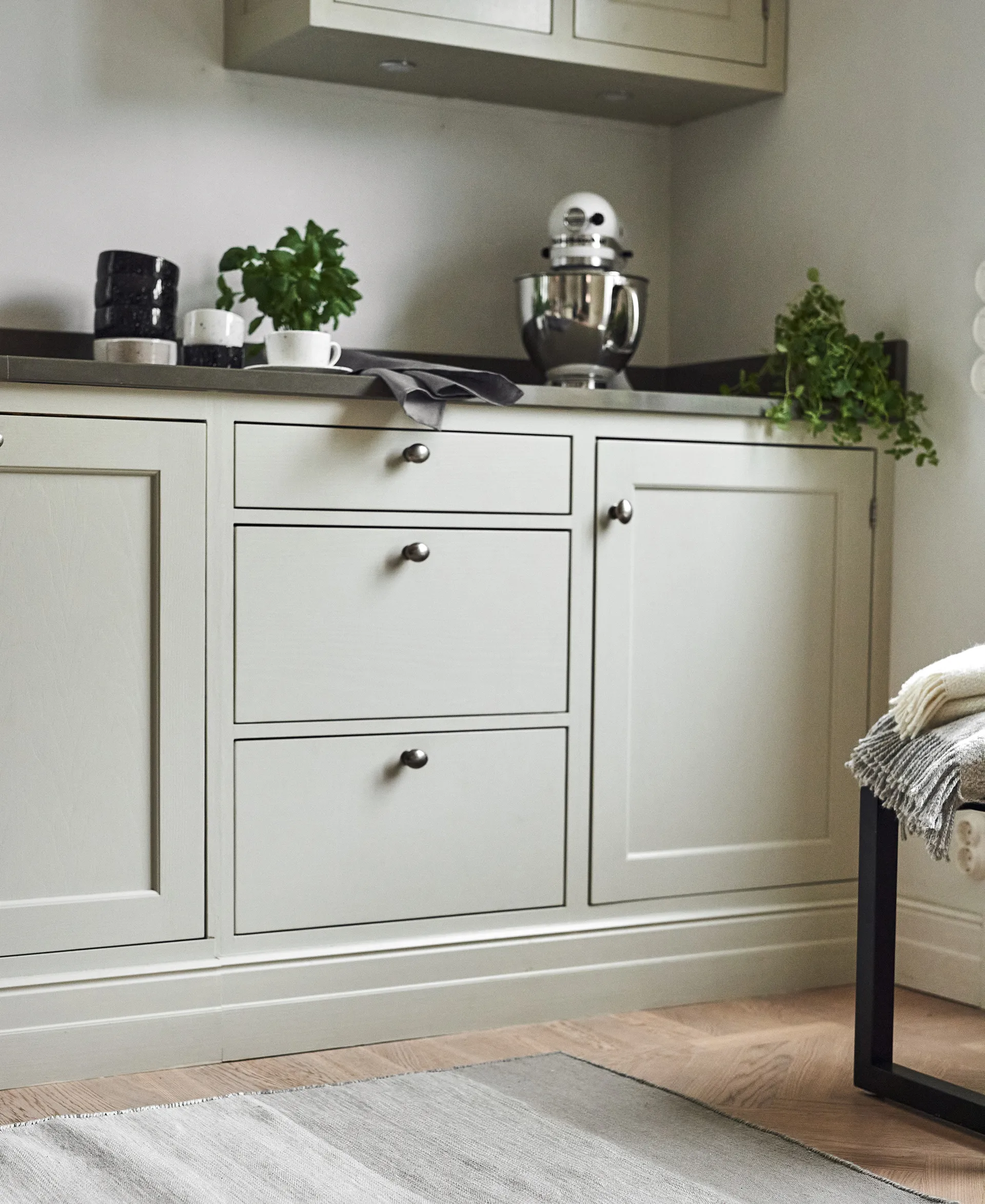 Granite wollen vloerkleed lichtgrijs, 170 x 240 cm. Scandi Living