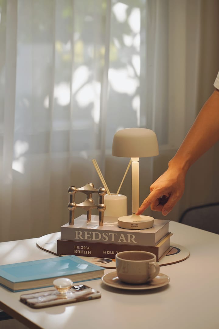 Halo draagbare tafellamp 25,5 cm, Beige Scandi Living