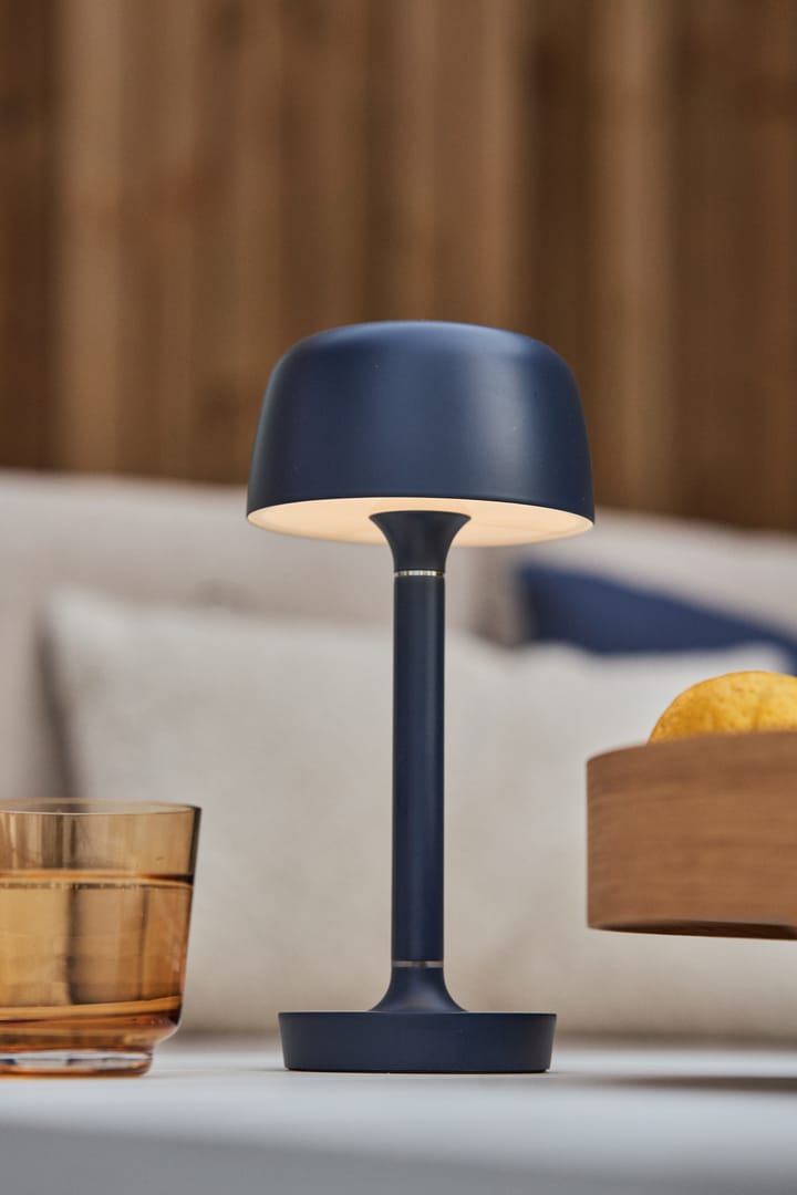 Halo draagbare tafellamp 25,5 cm, Blue Scandi Living