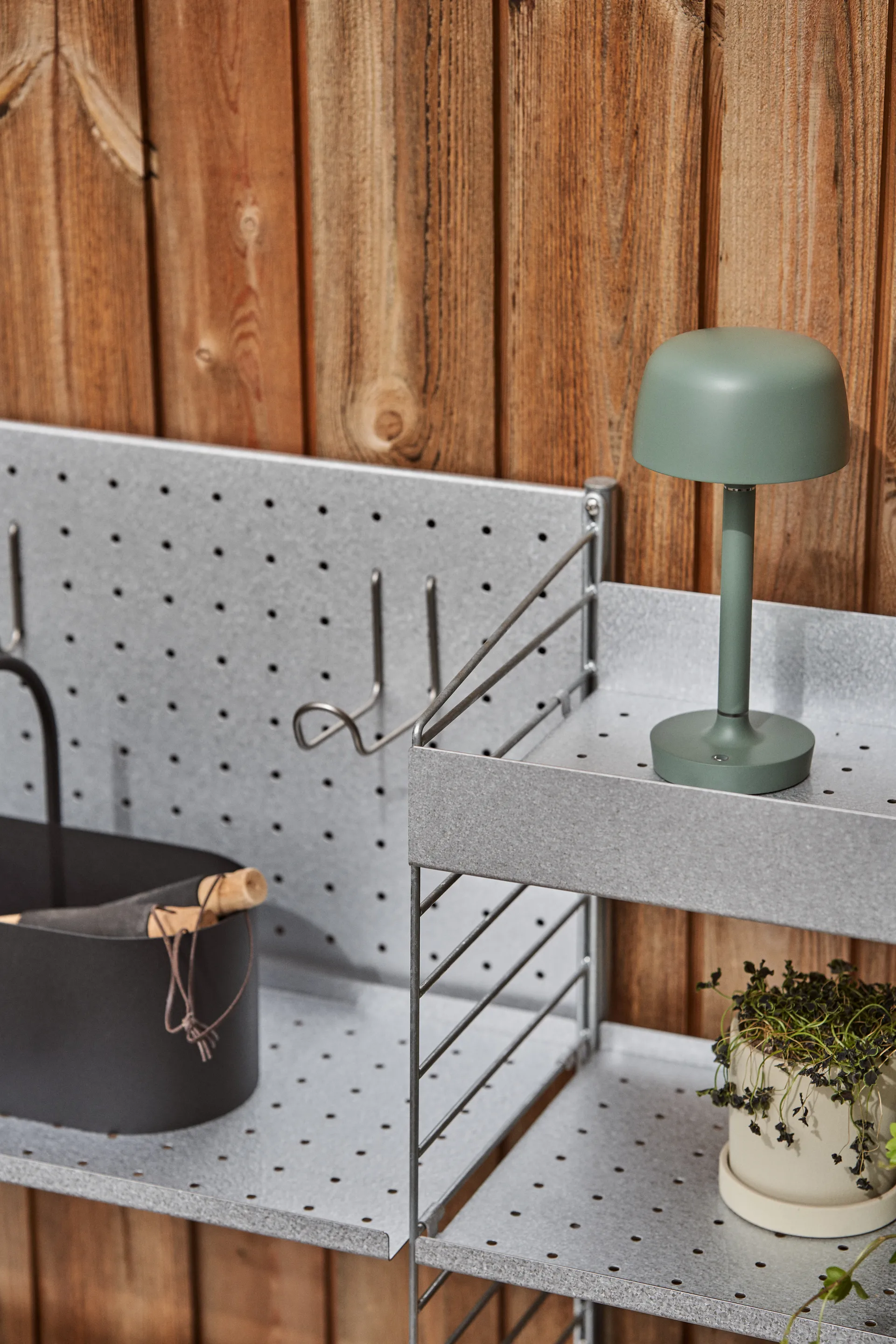 Halo draagbare tafellamp 25,5 cm, Green Scandi Living