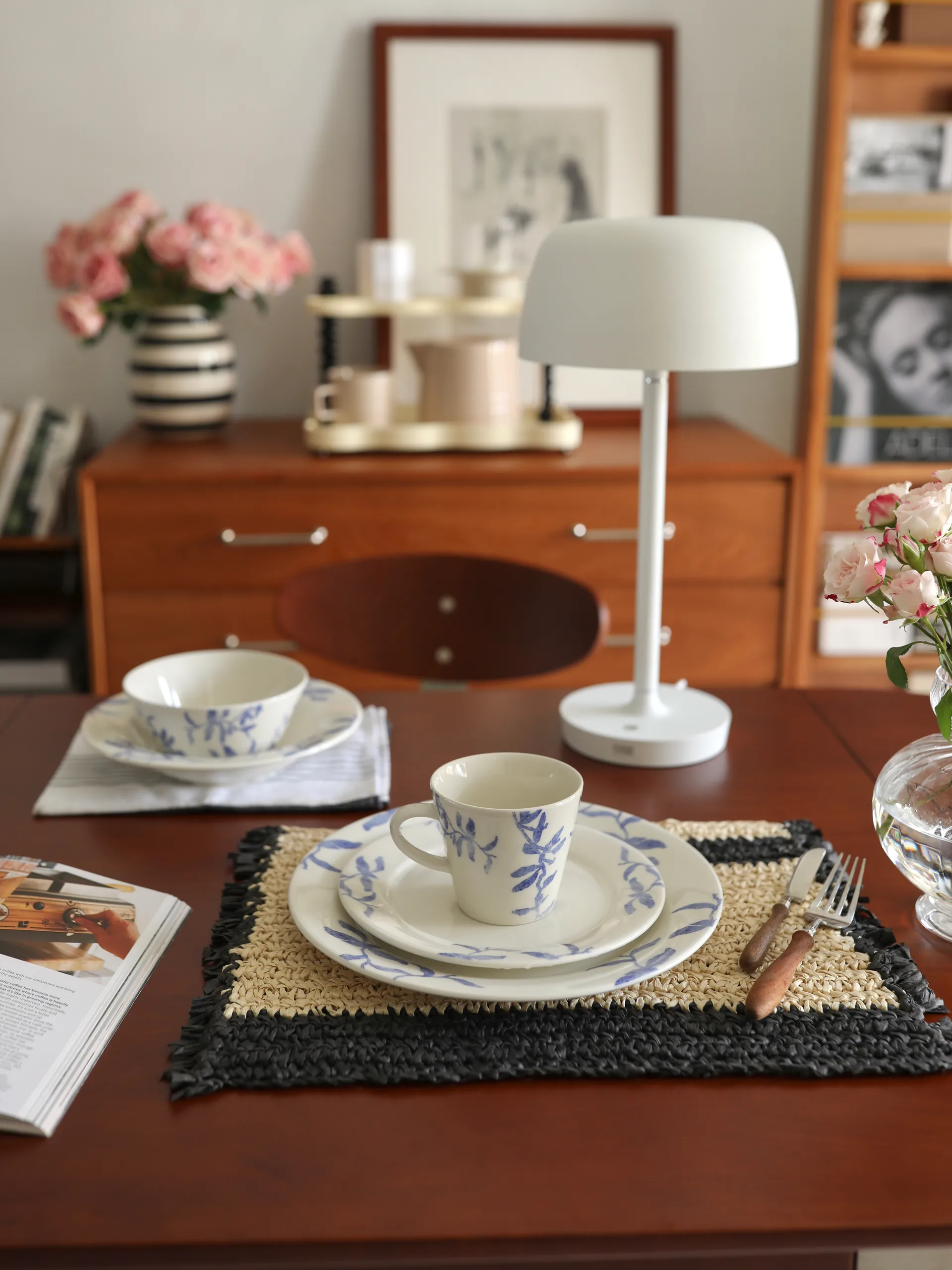 Halo tafellamp 45,5 cm, White Scandi Living