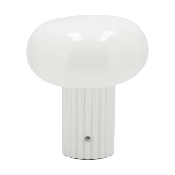 Haven portabel tafellamp 22 cm - Wit - Scandi Living