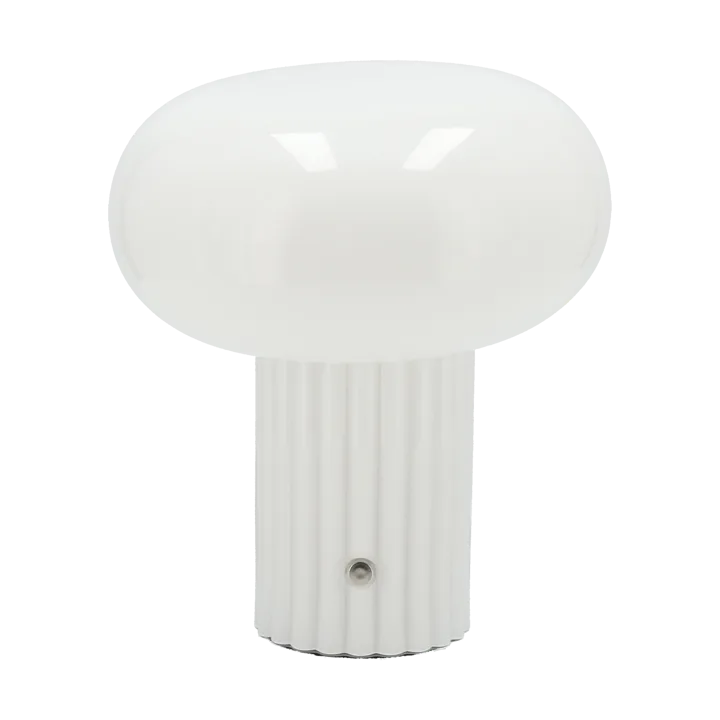 Haven portabel tafellamp 22 cm - Wit - Scandi Living