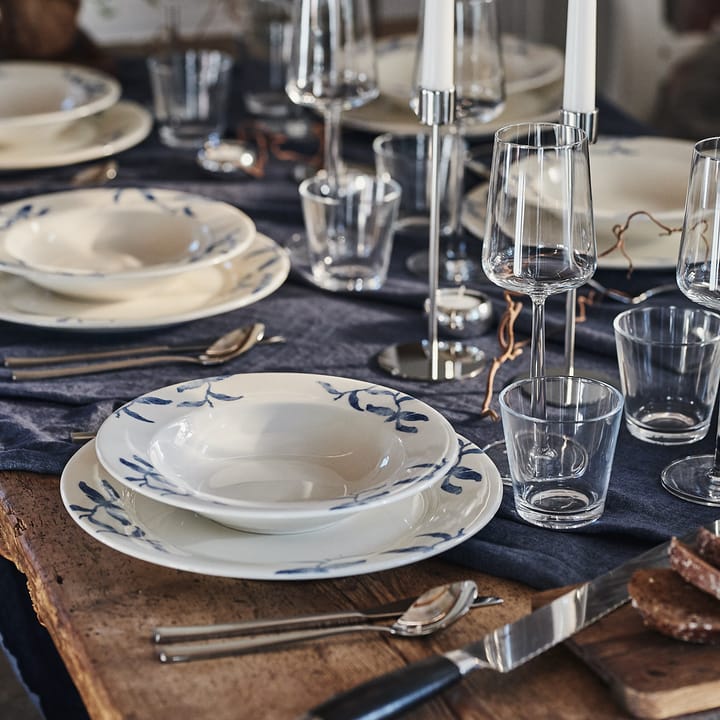 Havspil bord 28 cm 4-pak, blauw-wit Scandi Living
