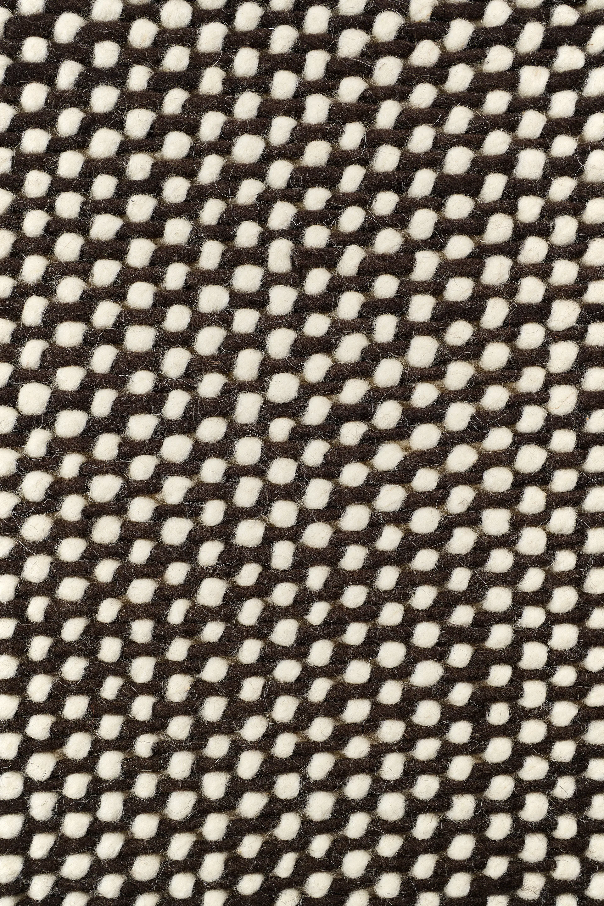 Hill vloerkleed , Wit-bruin, 170x240 cm Scandi Living