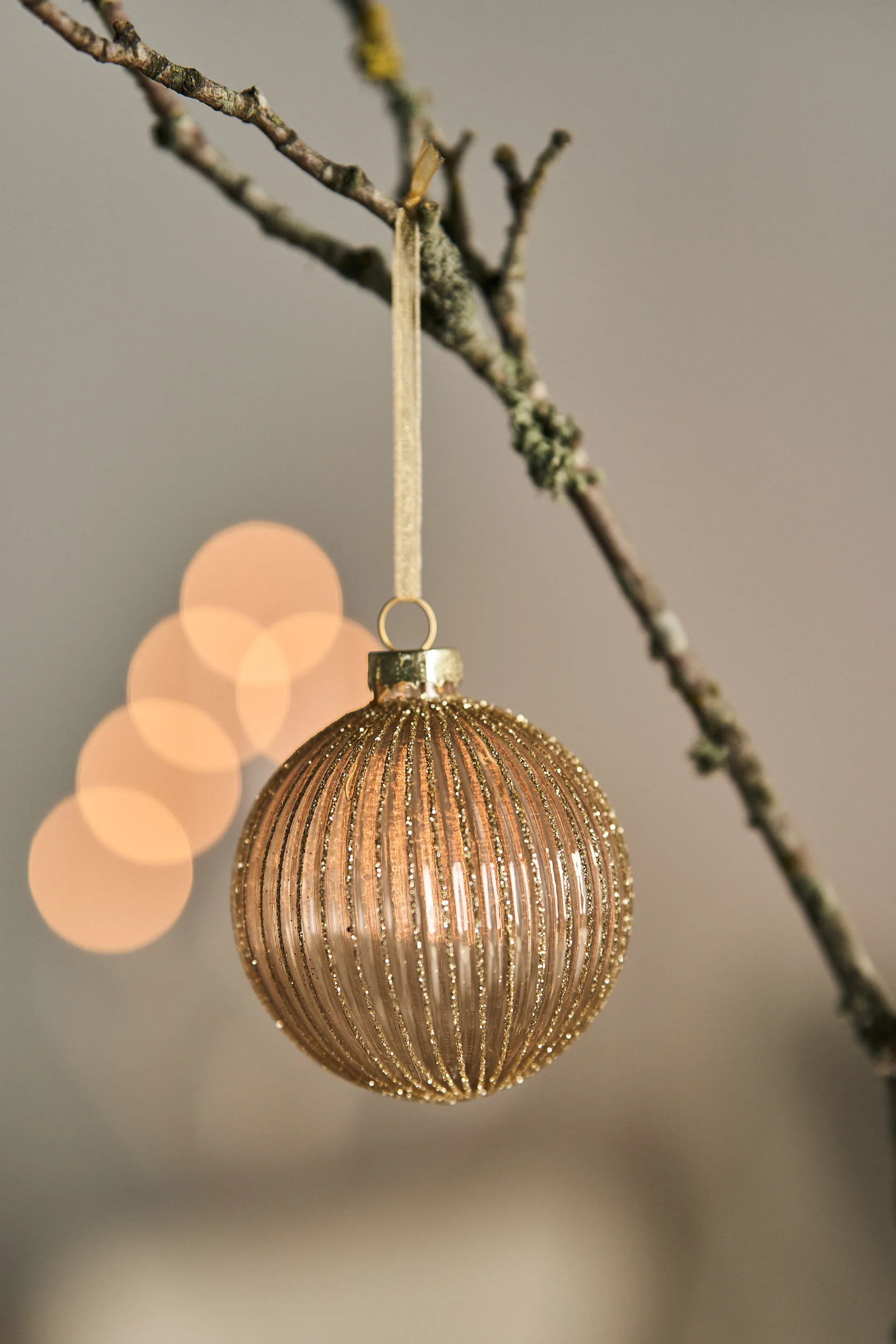 Holiday kerstballen 6-pack, Gold Scandi Living
