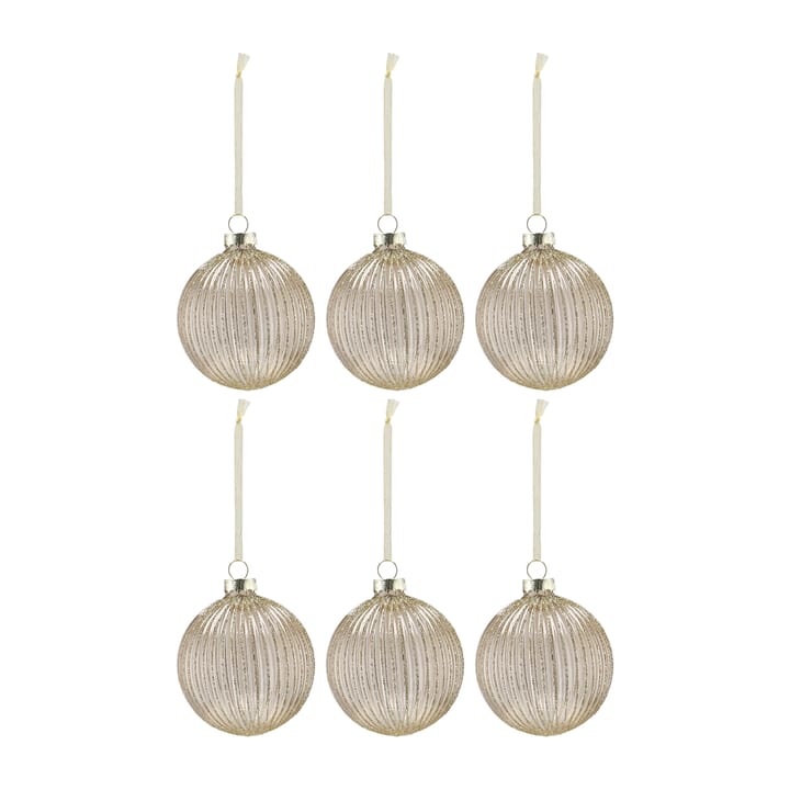 Holiday kerstballen 6-pack - Gold - Scandi Living