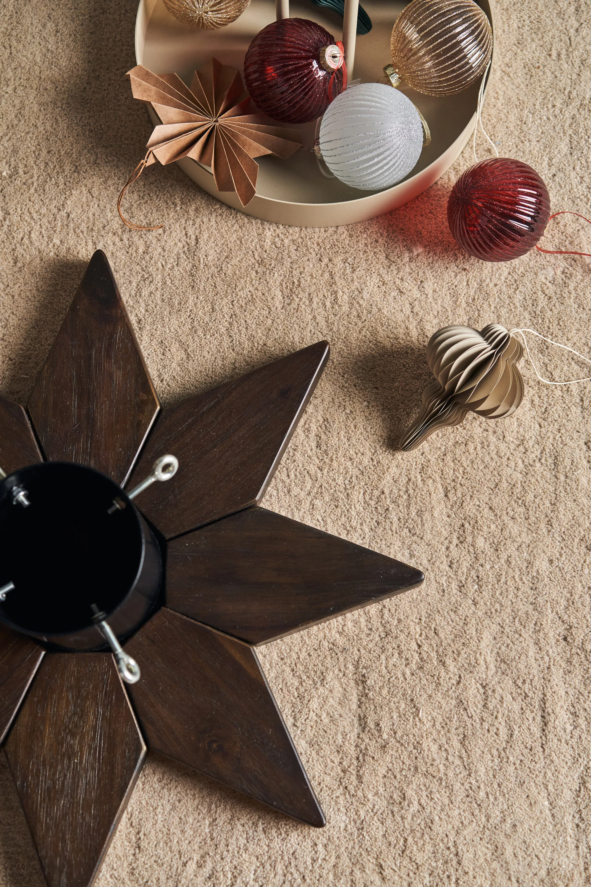 Holiday kerstballen 6-pack, Red Scandi Living