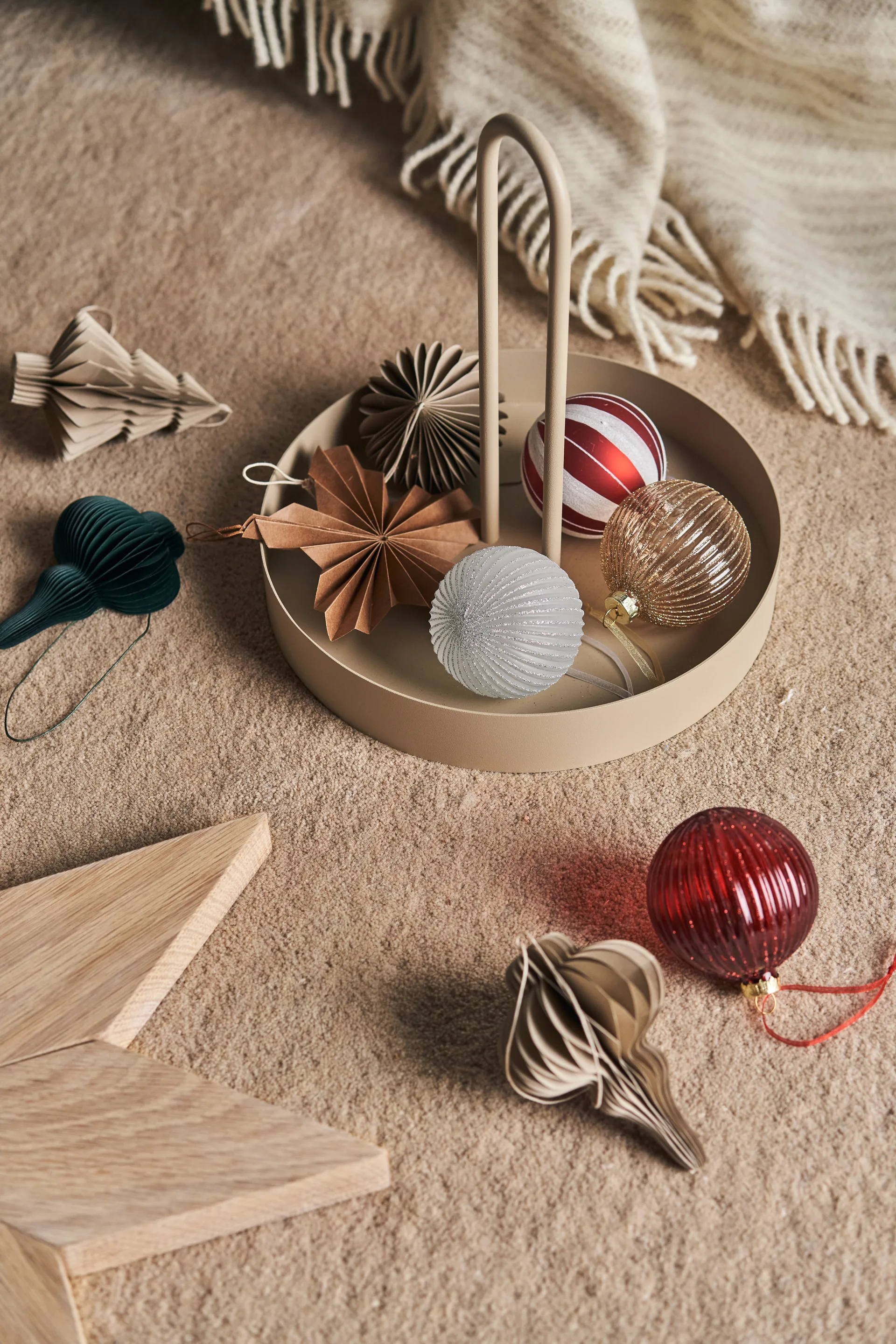 Holiday kerstballen 6-pack, White Scandi Living