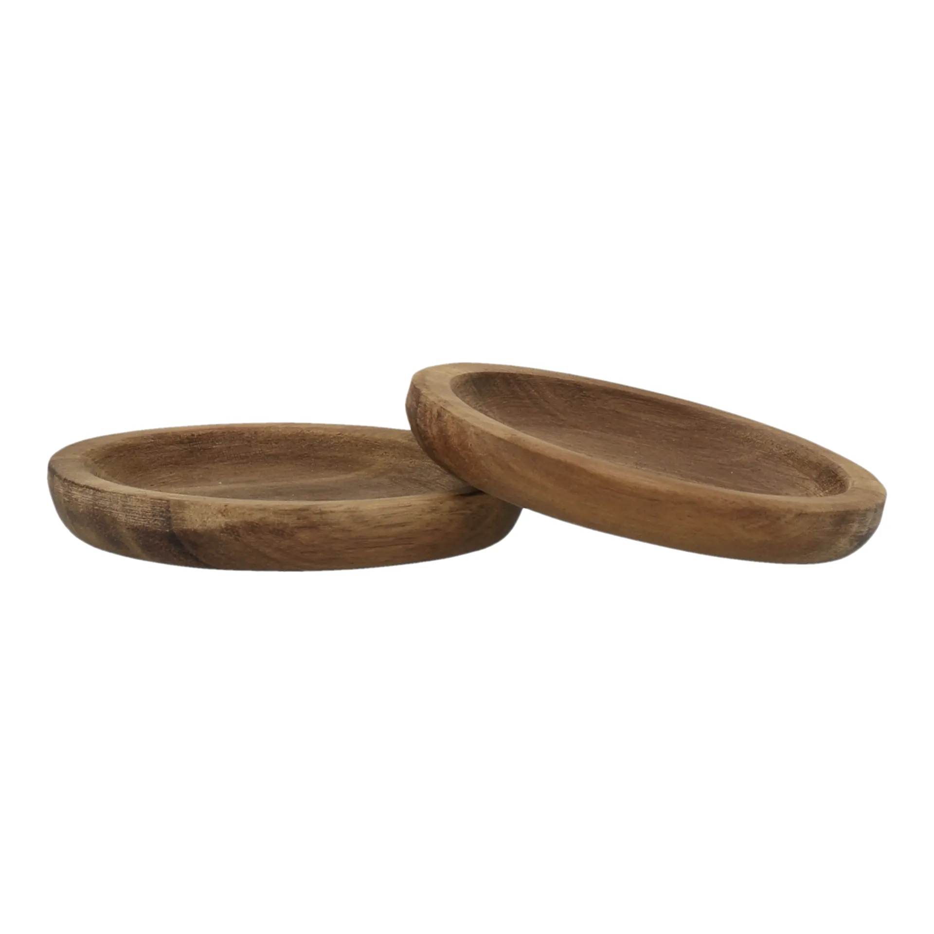 Hollow onderzetters Ø9 cm 4-pack, Acacia Scandi Living
