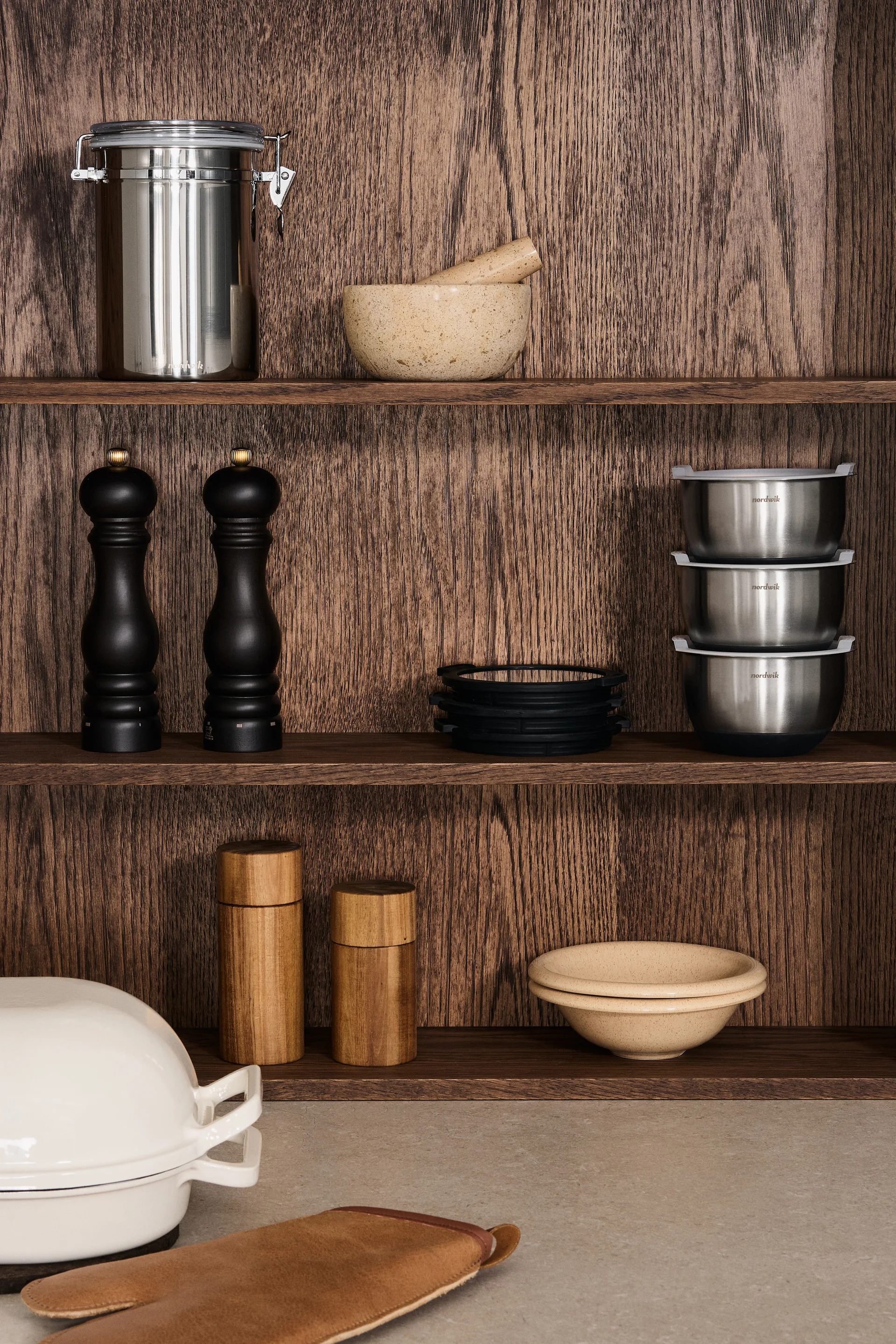 Hollow zoutmolen 13 cm, Acacia Scandi Living