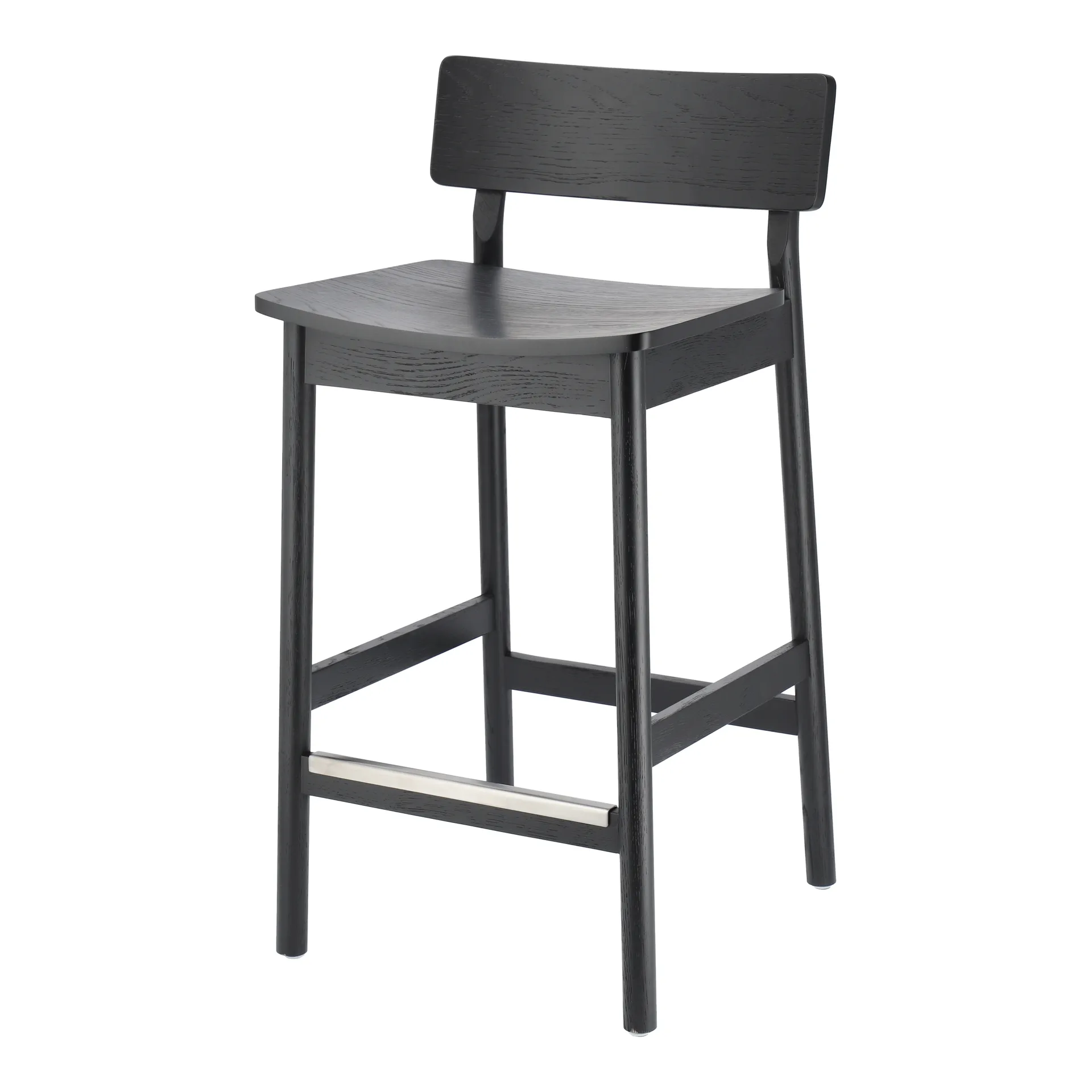 Horizon barkruk 67 cm, Black brushed oak Scandi Living