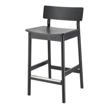 Horizon barkruk 67 cm - Black brushed oak - Scandi Living