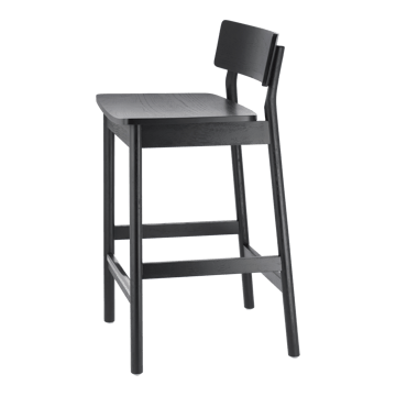 Horizon barkruk 67 cm - Black brushed oak - Scandi Living