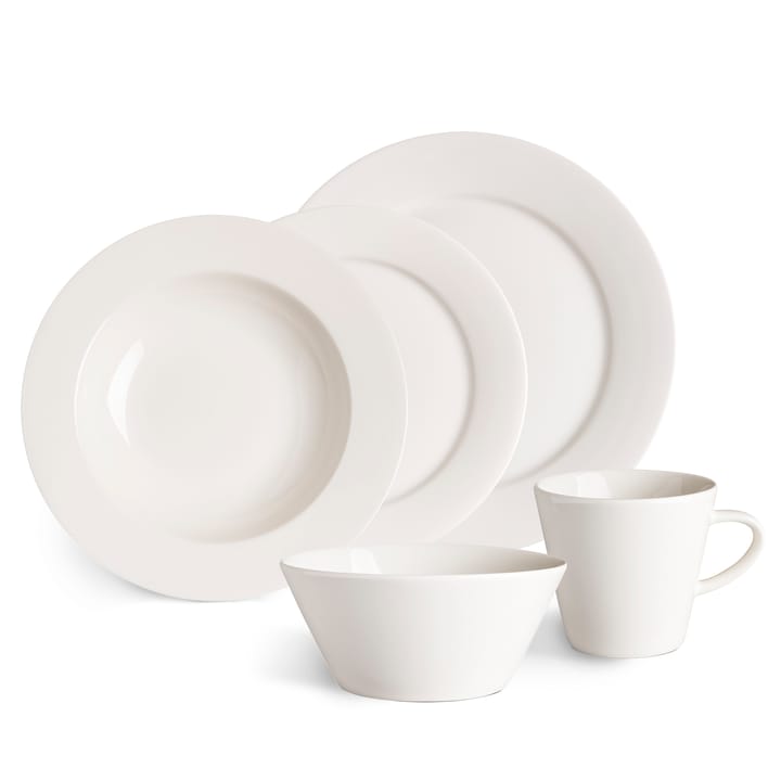 Kalk mok 30 cl 4-pak - wit - Scandi Living