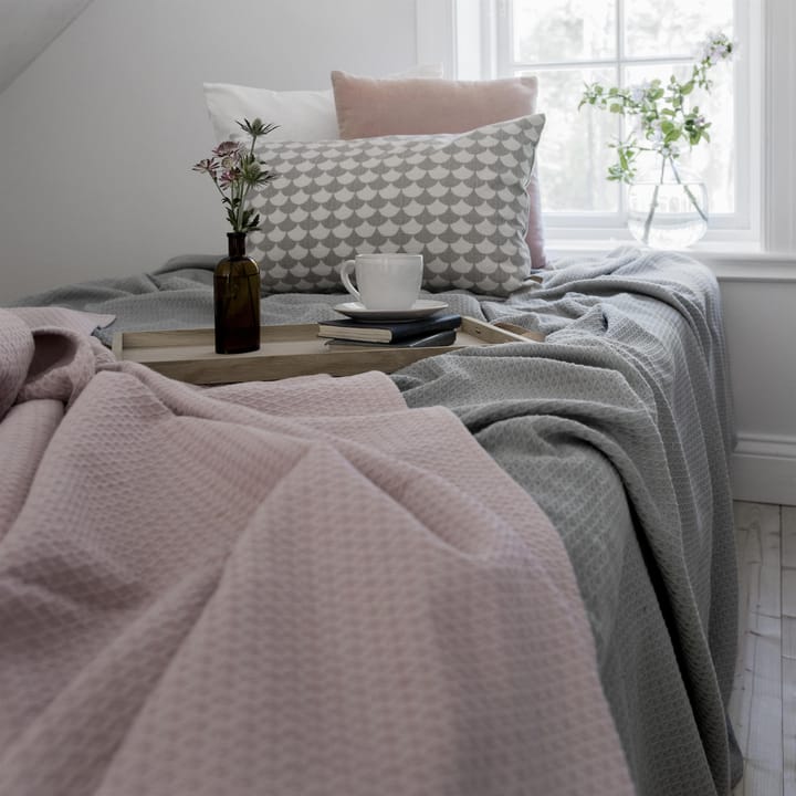 Kimono bedsprei 260 x 260 cm., dusty rose (roze) Scandi Living