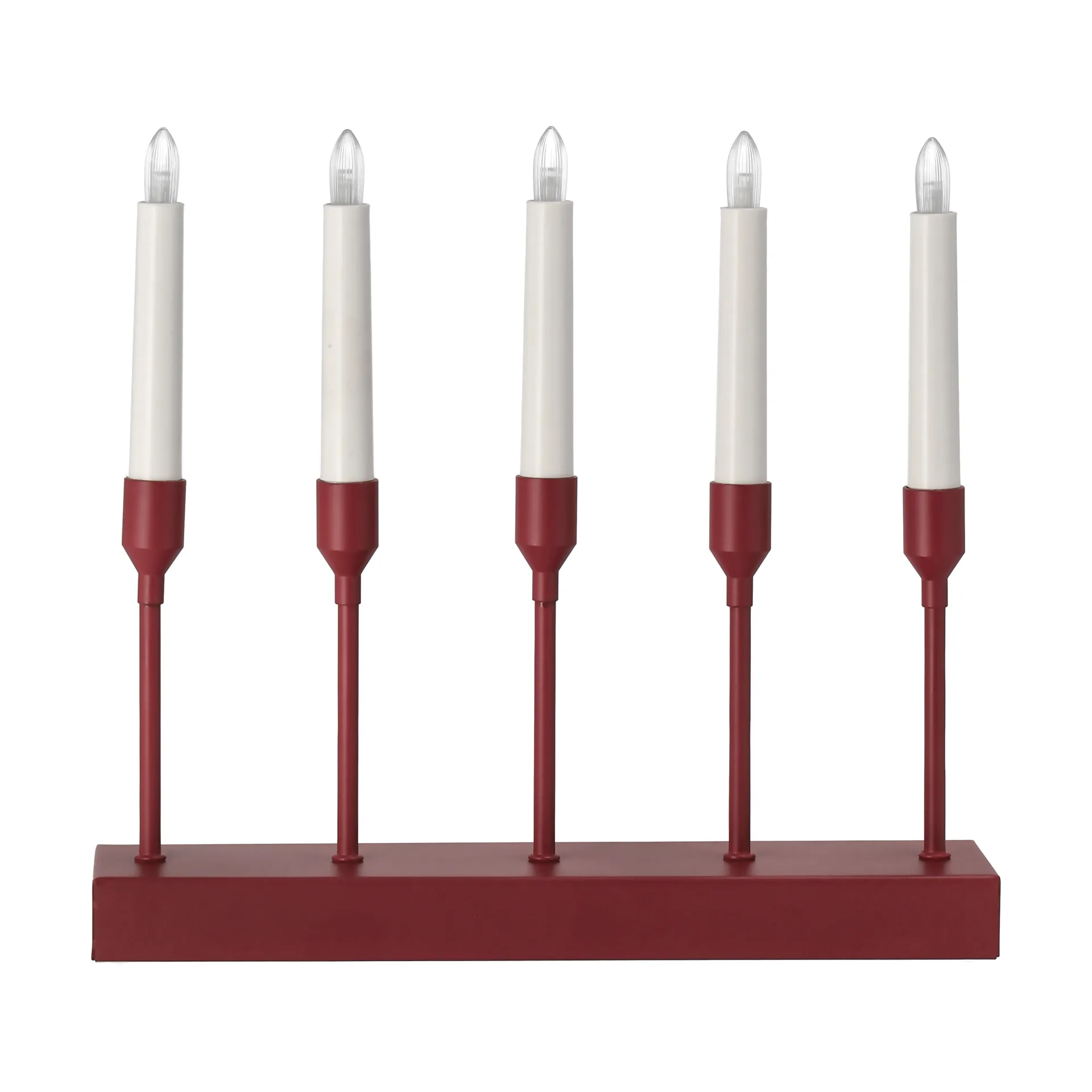 Kindle portabel adventskandelaar 30 cm, Donkerrood Scandi Living