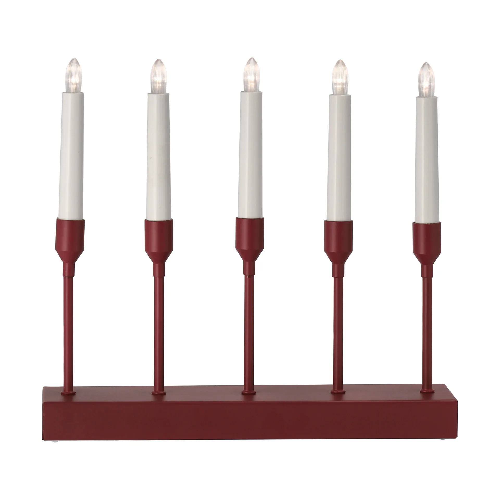Kindle portabel adventskandelaar 30 cm, Donkerrood Scandi Living